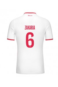 AS Monaco Denis Zakaria #6 Jalkapallovaatteet Kotipaita 2024-25 Lyhythihainen